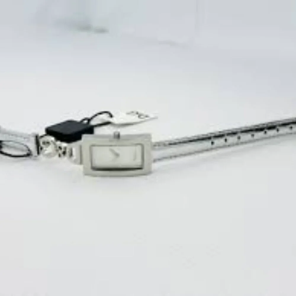 D&C Milano DW0264 Women's Silver Watch with Brown Strap